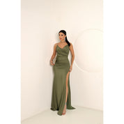 Vestido Longo de Festa para Casamento Madrinha,luxo Elegante maravilhoso nas costas con Ziper M,G