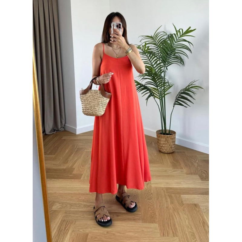 Vestido Duna Longo Air Flow com alça regulável