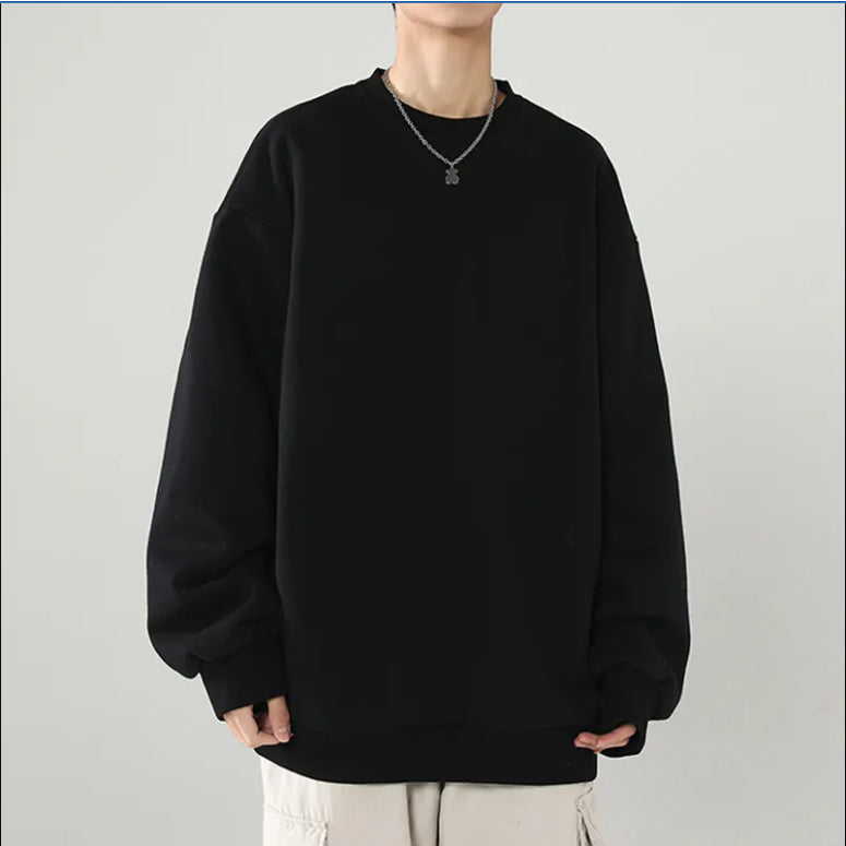 Moletom Gola Redonda Liso Street Casual Trap Skatista Tendencia