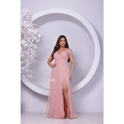 vestido femenino de festa com brilho e sem brilho ideal para casamentos convidadas aniversario (F)