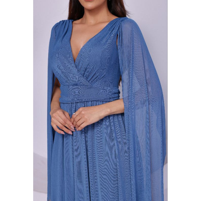 vestido maria tule liso ideal para casamentos.comvidadas.festa de gala con ótimo caimento.