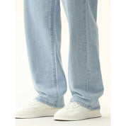 Calça Balão Masculina Reta Baggy Estilo Rua Com Ajuste Moda Skate Tamanho