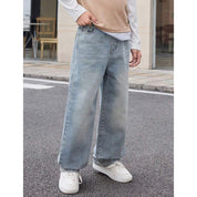 Calça Balão Masculina Reta Baggy Estilo Rua Com Ajuste Moda Skate Tamanho