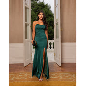 Vestido Longo Festa Formal Feminino Modelo Sereia Com Mini Capa em Tecido Malha Trilobal Tam P ,M ,G