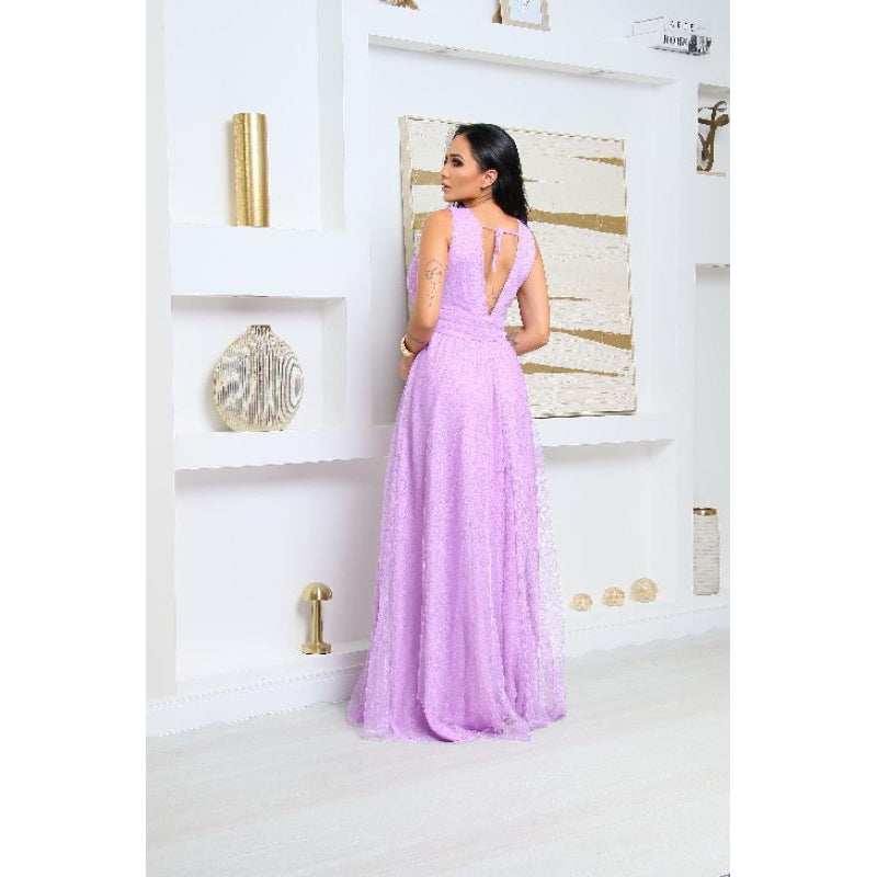 vestido de festa para todas as ocasiões especiais,noivas,convidadas,formaturas,elegante com ótimo caimento brilhoso S.C