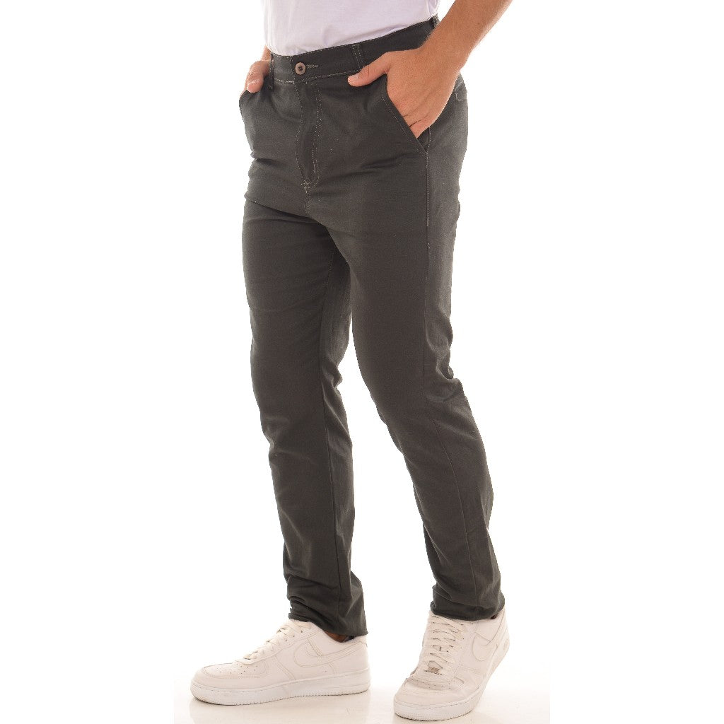 Calça Sarja Premium Masculina Bolso Faca Embutido