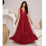 vestido femenino  brilhoso ideal para festa elegante S.C