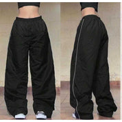 Calça Tactel Feminina Esportiva Street Larga Unissex Reta