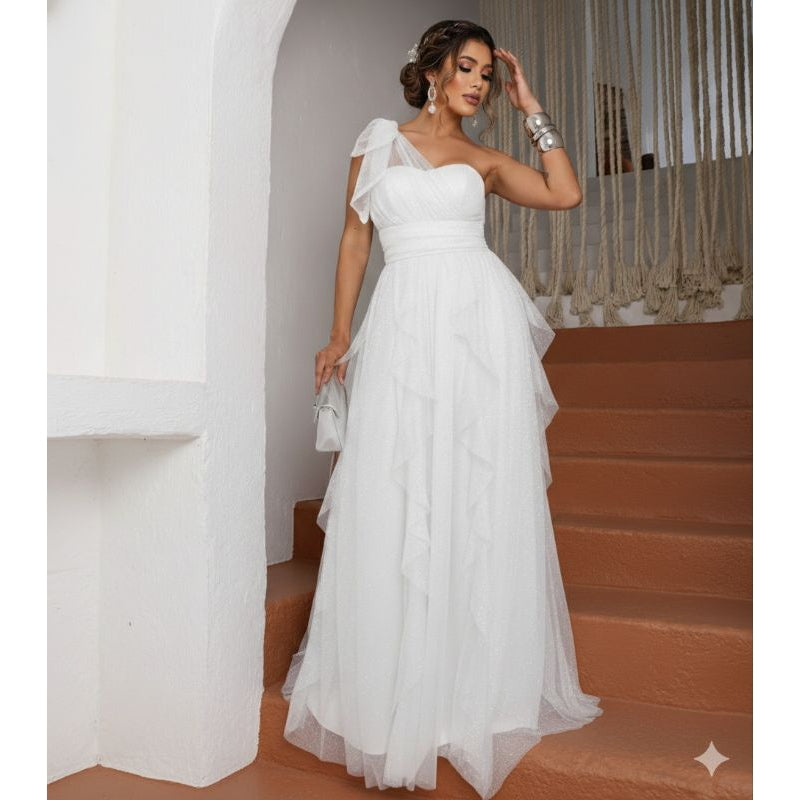 vestido com brilho ideal para casamentos .convidadas.formandas .fe9sta de gala (Grbt)