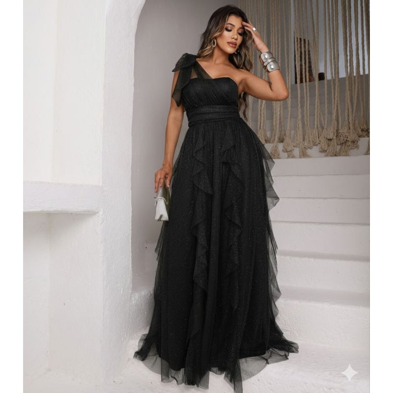 vestido com brilho ideal para casamentos .convidadas.formandas .fe9sta de gala (Grbt)