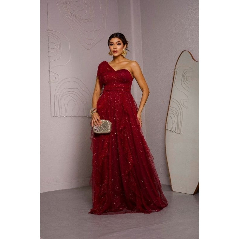 vestido com brilho ideal para casamentos .convidadas.formandas .fe9sta de gala (Grbt)