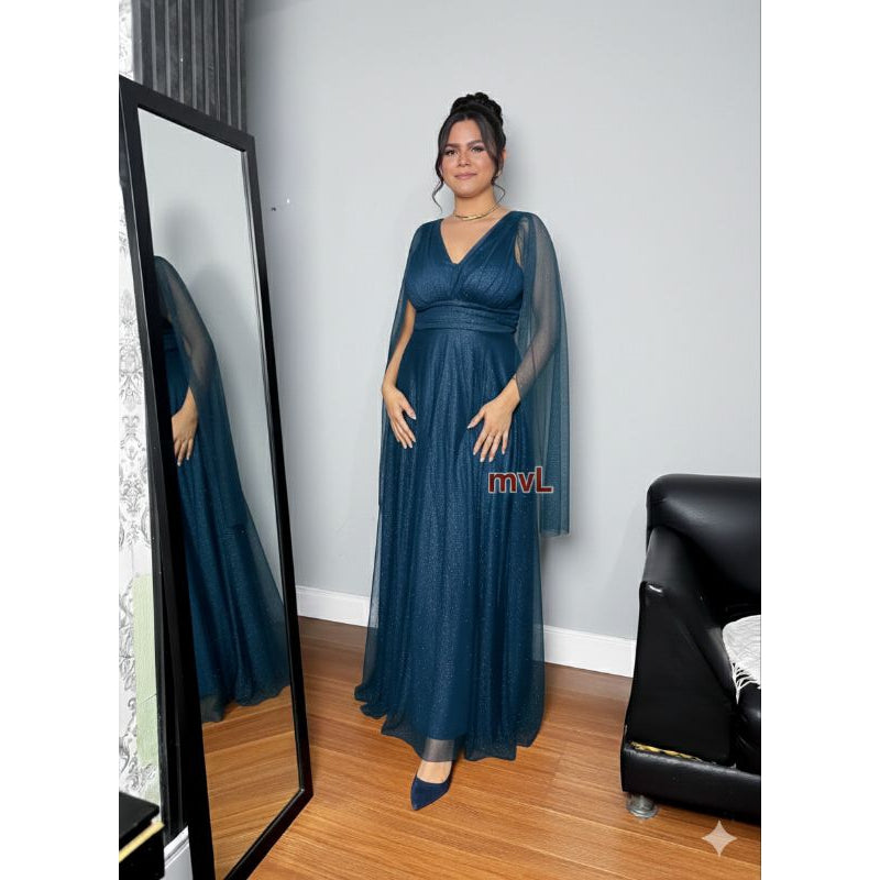 vestido brilhoso tamanho GG ideal para todo tipo de Festas
