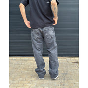 Calça Balão Jeans Masculina Baggy Streetwear Calca Bag Boca Larga Reta Estonada Calças