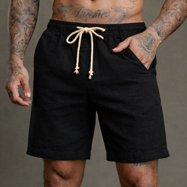 Short Masculino Linho Premium – Leve, Fresco e Confortável – Casual/Social – Verão 2026 |Kits com Melhor Custo-Benefício