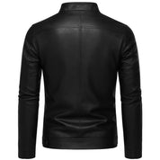 Jaqueta De Couro Masculina Casaco Blusa De Frio Corta Vento Impermeavel
