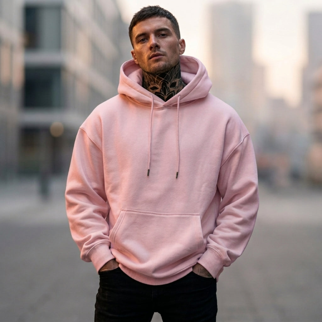 Moletom Canguru Street Liso Casual, Blusa Premium Unissex para Frio Inverno - Envio Imediato
