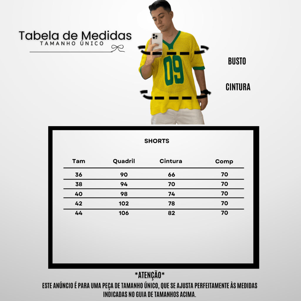 Camisa Brasil Oversize Manga Curta Copa Tricot Qualidade Camiseta Básica Time Seleção Básico Unissex