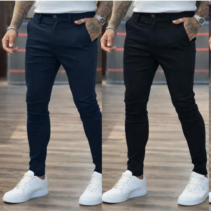 Kit Calça Sarja Masculina Casual Esporte Fino Conforto e Elegância