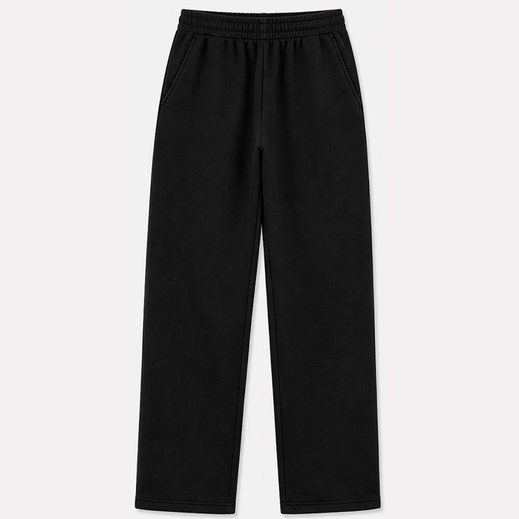 Calça Moletom Unissex Reta Flanelada Confortável