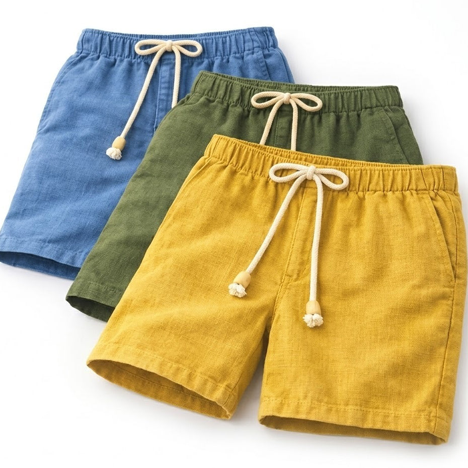 Short Masculino Linho Premium – Leve, Fresco e Confortável – Casual/Social – Verão 2026 |Kits com Melhor Custo-Benefício