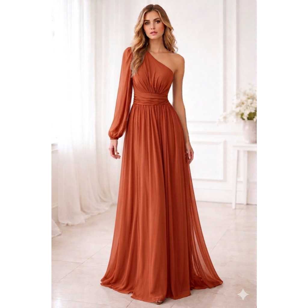 vestido de festas, de tule liso com manga longo luxo ideal ,para todo ocasião  importantes