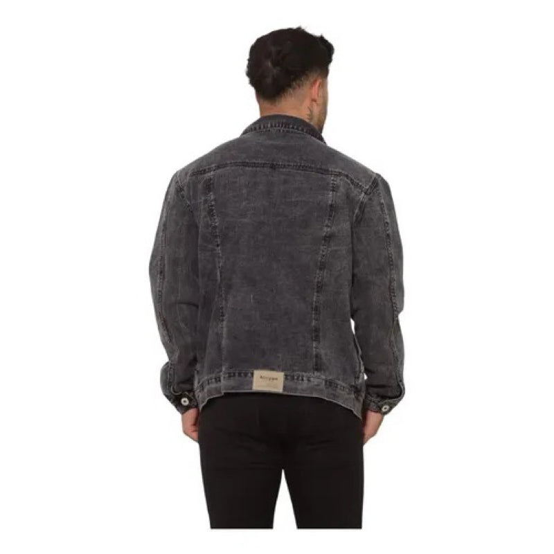 JAQUETA JEANS MASCULINA SLIM PREMIUM ESTONADA STREETWEAR 4 CORES