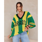 Blusa do Brasil Oversized em tricô modal unissex