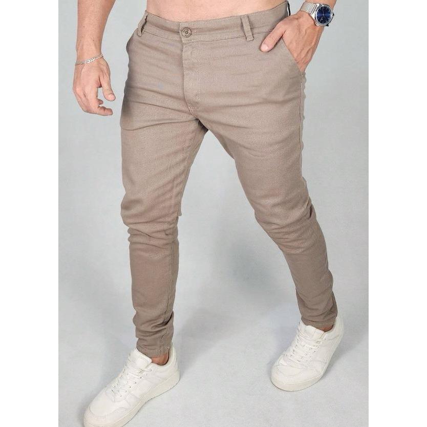 Kit Calça Sarja Masculina Premium Com Elastano Sport Fino