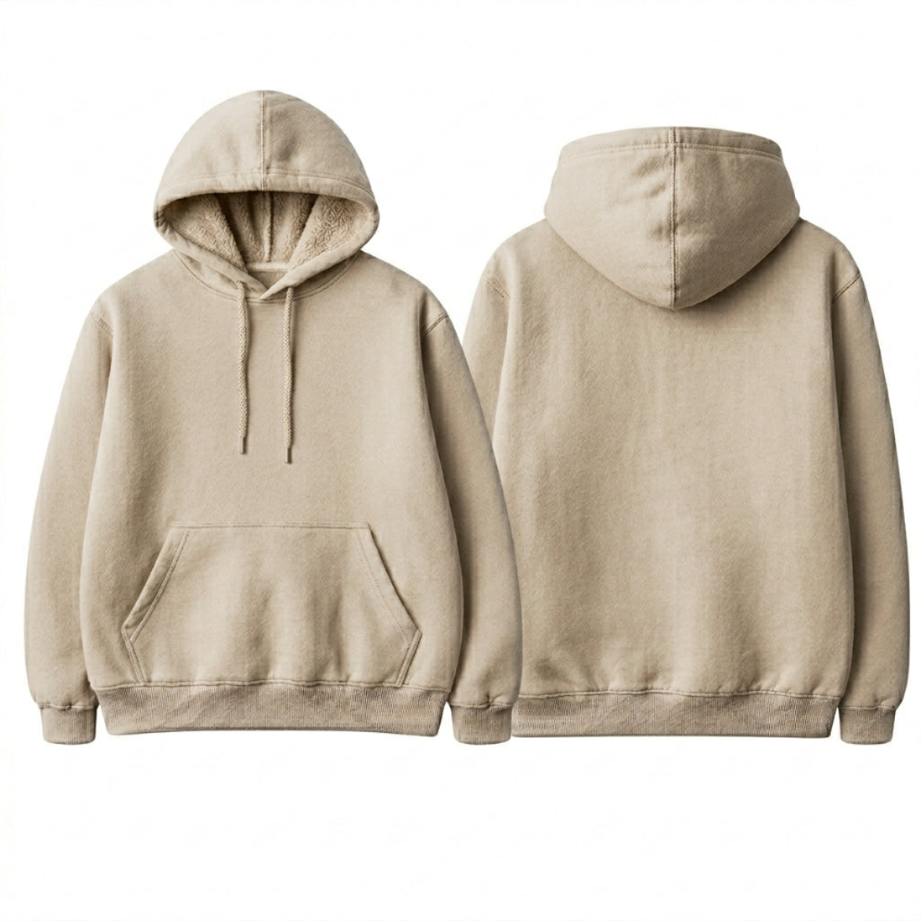 Moletom Canguru Street Liso Casual, Blusa Premium Unissex para Frio Inverno - Envio Imediato