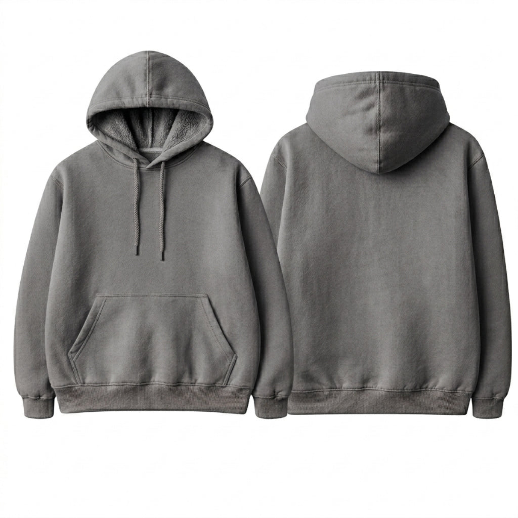 Moletom Canguru Street Liso Casual, Blusa Premium Unissex para Frio Inverno - Envio Imediato