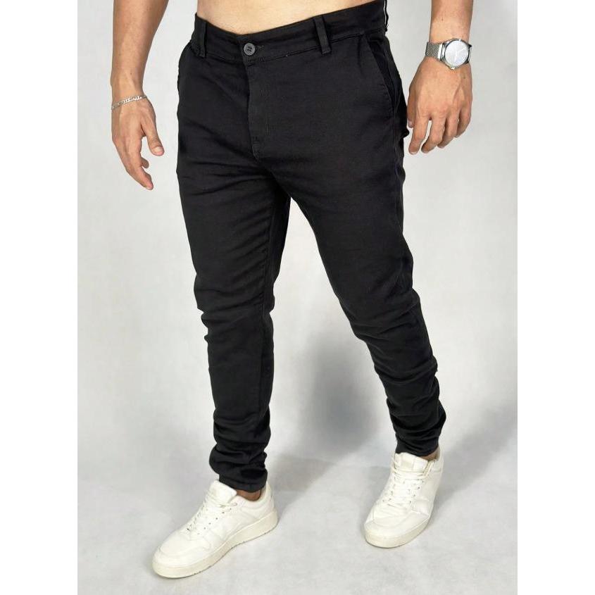 Kit Calça Sarja Masculina Premium Com Elastano Sport Fino