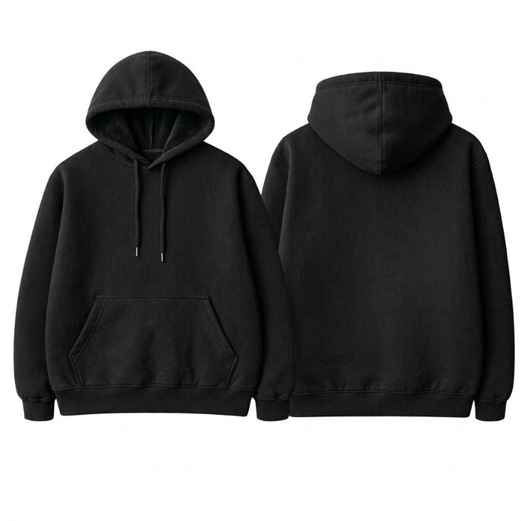 Moletom Canguru Street Liso Casual, Blusa Premium Unissex para Frio Inverno - Envio Imediato