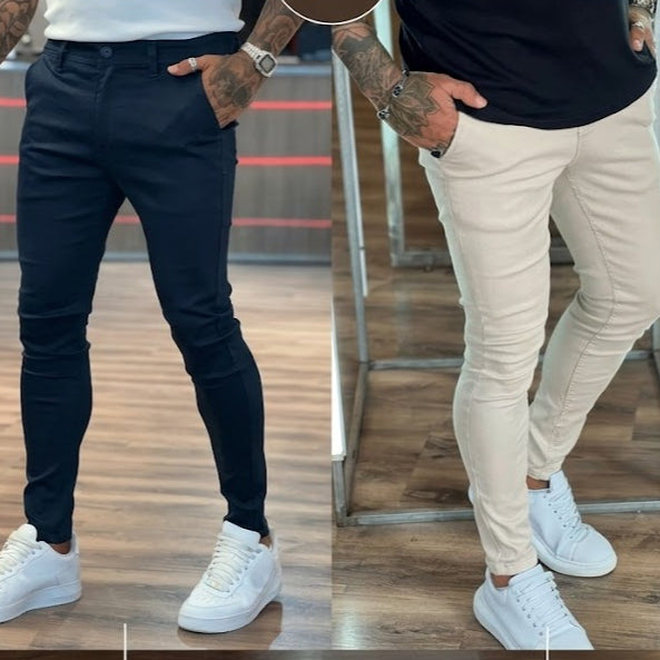 Kit Calça Sarja Masculina Casual Esporte Fino Conforto e Elegância