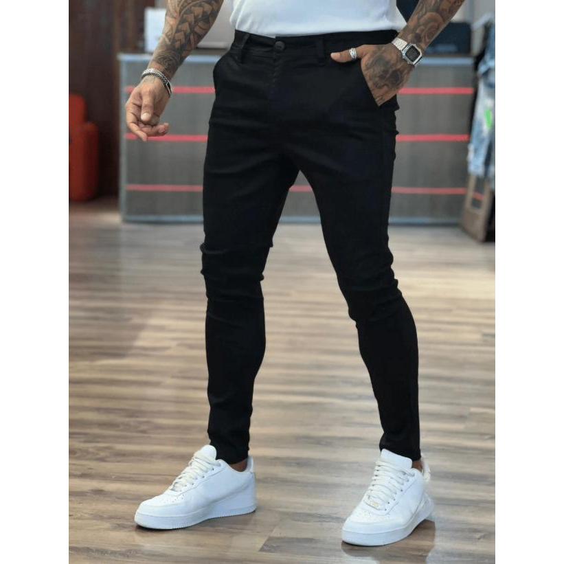Kit Calça Sarja Masculina Casual Esporte Fino Conforto e Elegância