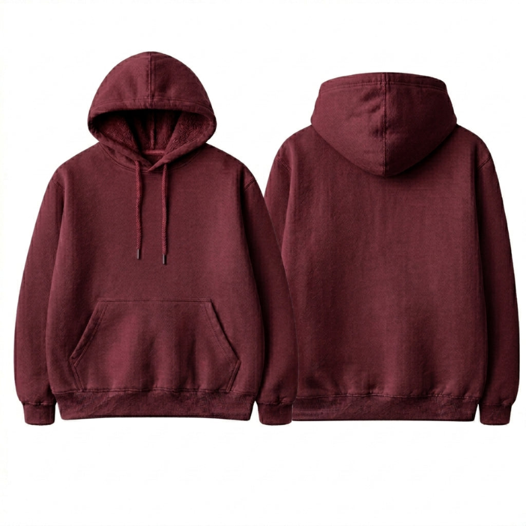 Moletom Canguru Street Liso Casual, Blusa Premium Unissex para Frio Inverno - Envio Imediato