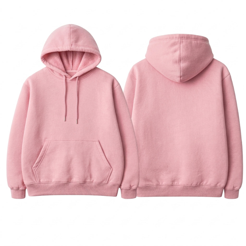 Moletom Canguru Street Liso Casual, Blusa Premium Unissex para Frio Inverno - Envio Imediato