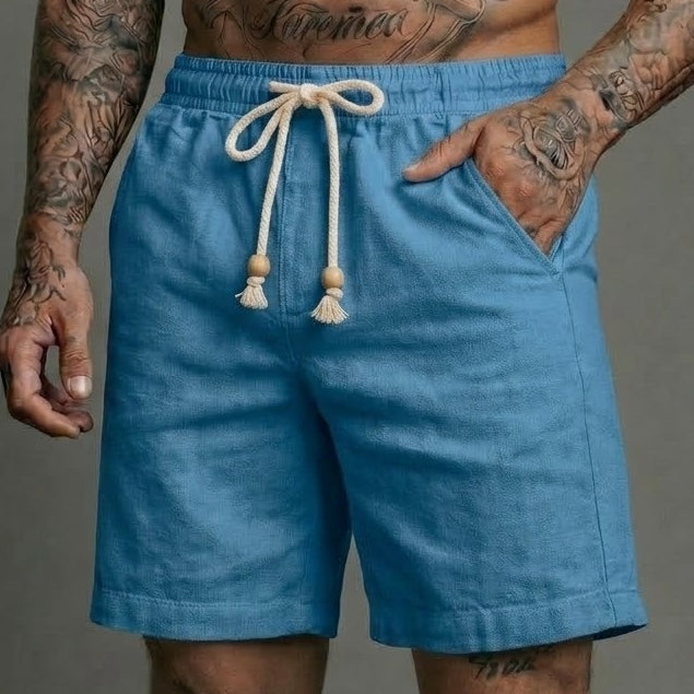 Short Masculino Linho Premium – Leve, Fresco e Confortável – Casual/Social – Verão 2026 |Kits com Melhor Custo-Benefício