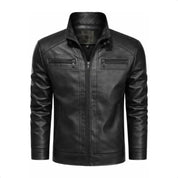 Jaqueta De Couro Masculino Slim Resistente Frio Inverno