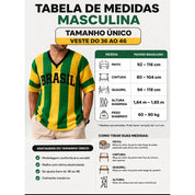 Blusa Brasil Masculino Tricot listrada decote V
