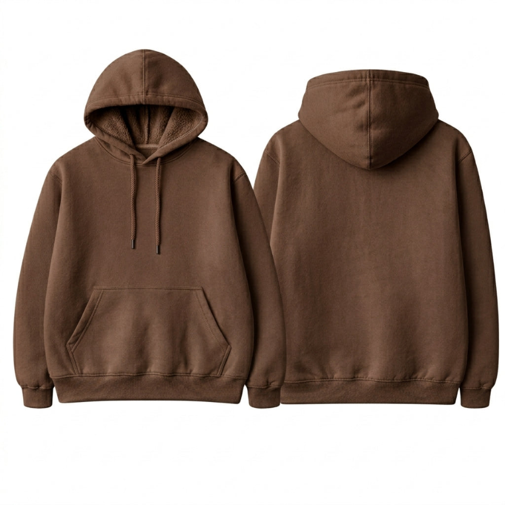 Moletom Canguru Street Liso Casual, Blusa Premium Unissex para Frio Inverno - Envio Imediato
