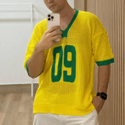 Camisa Brasil Oversize Manga Curta Copa Tricot Qualidade Camiseta Básica Time Seleção Básico Unissex