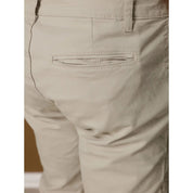 Calça de Sarja Social Masculina Bolso Embutido Slim Fit com Lycra-Esporte Fino