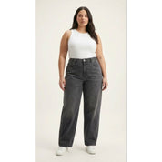 Calça Feminina Wide Leg 36 ao 48 Balão Baggy Boca Larga Estonado Moda Feminina Streetwear 100% Algodão Direto da Fábrica