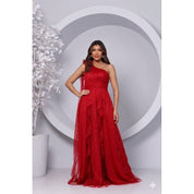vestido brilhoso esmeralda elegante un hombro luxouso ideal para festas  madrinhas convidadas formandas noivas