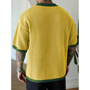 Blusa Camisa Masculina Brasil Suéter Tricô Premium Copa do Mundo Verde Amarelo Seleção Brasileira