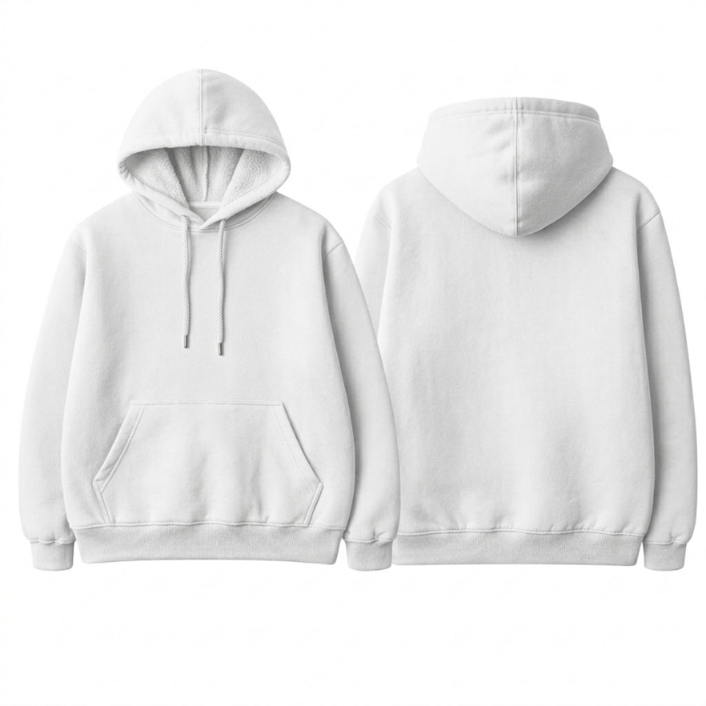 Moletom Canguru Street Liso Casual, Blusa Premium Unissex para Frio Inverno - Envio Imediato