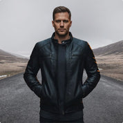 Jaqueta De Couro Masculino Slim Resistente Frio Inverno