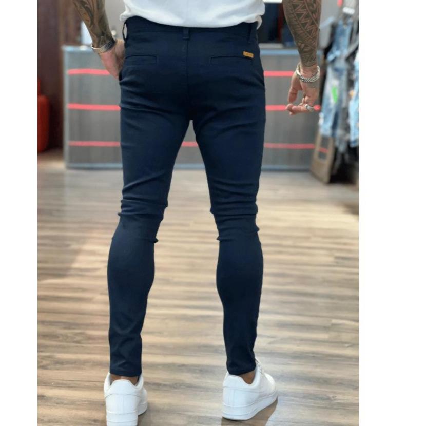 Kit Calça Sarja Masculina Casual Esporte Fino Conforto e Elegância