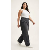 Calça Feminina Wide Leg 36 ao 48 Balão Baggy Boca Larga Estonado Moda Feminina Streetwear 100% Algodão Direto da Fábrica