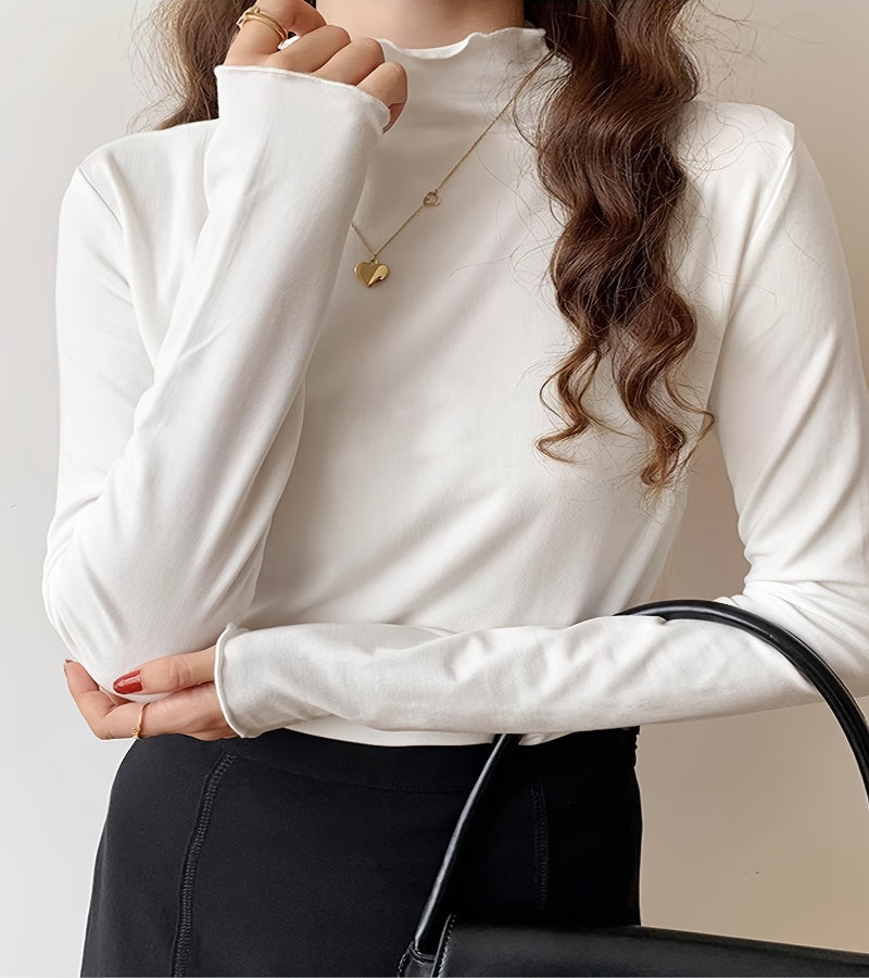 Camisa Térmica Feminina de Manga Comprida – Conforto e Estilo em Todas as Estações